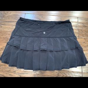 Lululemon Pacesetter Ruffle Running Skirt 10 Tall